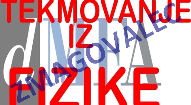 JANI ČEKADA, DRŽAVNI PRVAK V TEKMOVANJU IZ FIZIKE